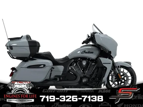 Gray 2025 Indian Motorcycle Roadmaster® PowerPlus Dark Horse® Storm Gray for sale in Pueblo West, CO