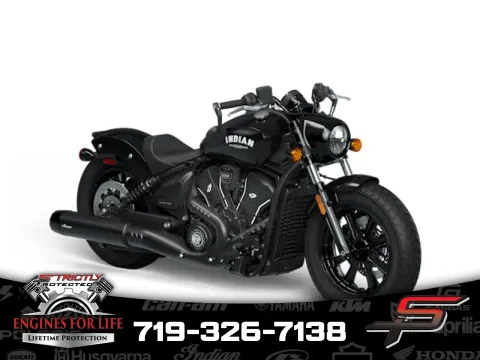 Black 2025 Indian Motorcycle Scout® Bobber Limited Black Metallic for sale in Pueblo West, CO