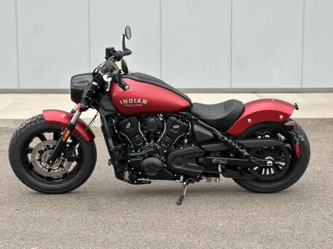 More photos of 2025 Indian Motorcycle Scout® Bobber Limited +Tech Sunset Red Smoke at Strictly Powersports, CO