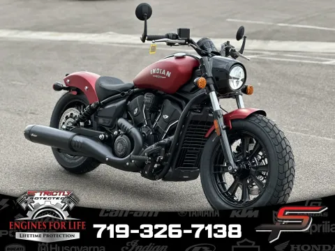 Red 2025 Indian Motorcycle Scout® Bobber Limited +Tech Sunset Red Smoke for sale in Pueblo West, CO