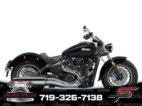 Black 2025 Indian Motorcycle Scout® Sixty Classic Black Metallic for sale in Pueblo West, CO