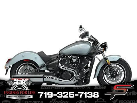 Silver 2025 Indian Motorcycle Scout® Sixty Classic Limited Frost Silver for sale in Pueblo West, CO