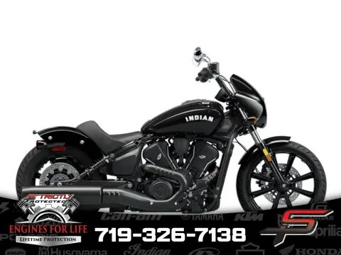 Black 2025 Indian Motorcycle Sport Scout® Sixty Black Metallic for sale in Pueblo West, CO