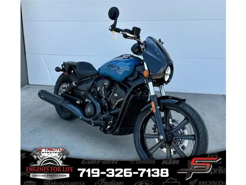 Blue 2025 Indian Motorcycle Sport Scout® Limited Storm Blue for sale in Pueblo West, CO