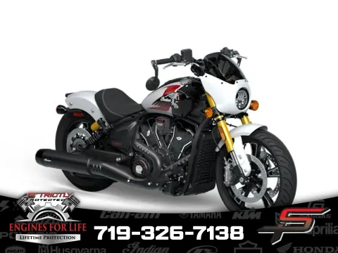 White 2025 Indian Motorcycle 101 Scout® Ghost White Metallic with Graphics for sale in Pueblo West, CO