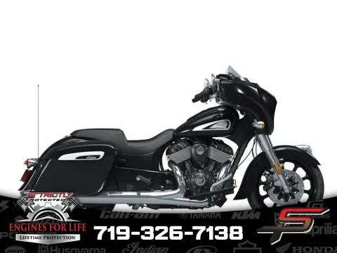 Black 2025 Indian Motorcycle Chieftain® Black Metallic for sale in Pueblo West, CO