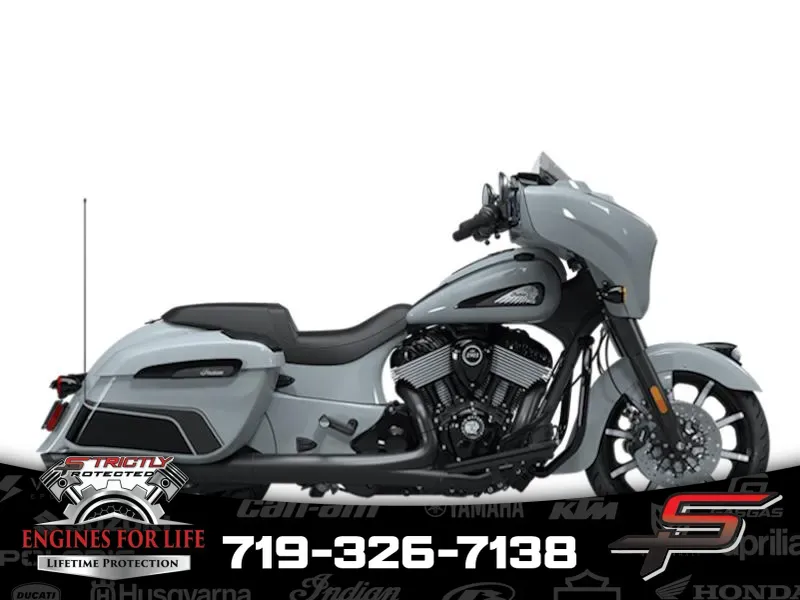 2025 Indian Motorcycle Chieftain® Dark Horse® Storm Gray/Graphics for sale in Pueblo West, CO