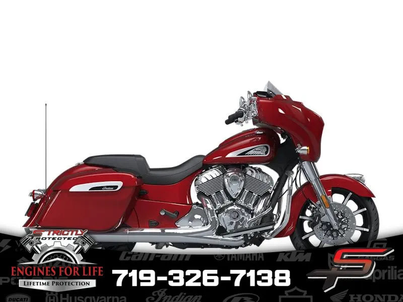 2025 Indian Motorcycle Chieftain® Limited with Powerband Audio Package Sunset Red Metallic for sale in Pueblo West, CO