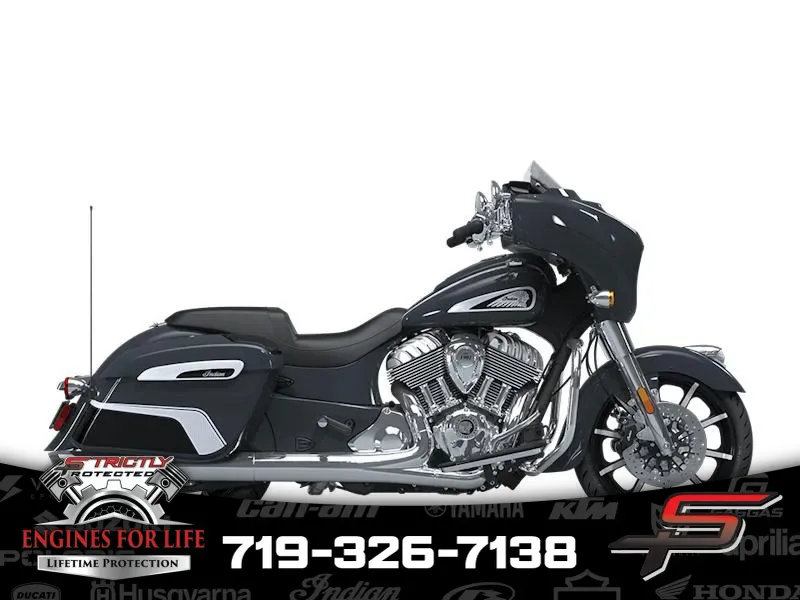 2025 Indian Motorcycle Chieftain® Limited with Powerband Audio Package Blue Dusk for sale in Pueblo West, CO