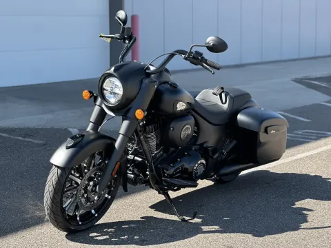 Another view of 2025 Indian Motorcycle Springfield ® Dark Horse® Black Smoke for sale in Pueblo West, CO at Strictly Powersports