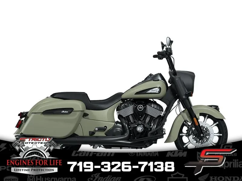 2025 Indian Motorcycle Springfield ® Dark Horse® Moss Green Smoke for sale in Pueblo West, CO