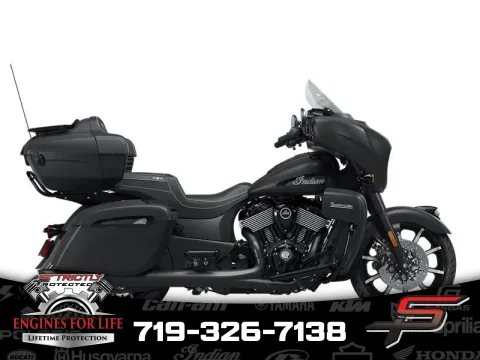 Black 2025 Indian Motorcycle Roadmaster® Dark Horse® w/Powerband Audio Package Black Smoke for sale in Pueblo West, CO