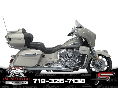 Silver 2025 Indian Motorcycle Roadmaster® Limited with Powerband Audio Package Silver Quartz Metallic for sale in Pueblo West, CO