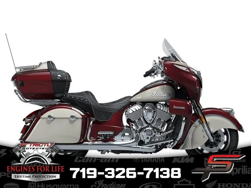 2025 Indian Motorcycle Roadmaster® with Powerband Audio Package Maroon Metallic/Silver Quartz Meta Maroon Metallic/Silver Quartz Metallic for sale in Pueblo West, CO