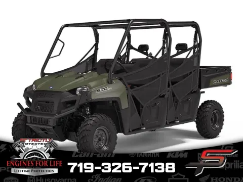 Green 2023 Polaris Ranger Crew 570 Full-Size for sale in Pueblo West, CO