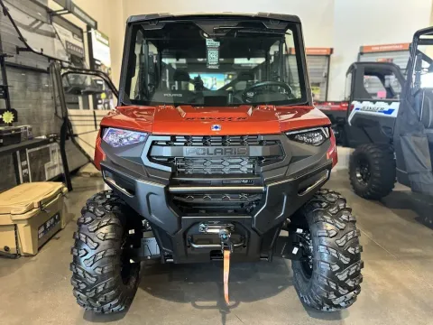 Photos of 2025 Polaris Ranger Crew XP 1000 Premium Orange Rust for sale in Pueblo West, CO at Strictly Powersports