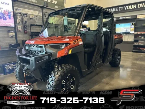Orange 2025 Polaris Ranger Crew XP 1000 Premium Orange Rust for sale in Pueblo West, CO