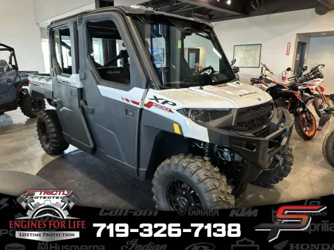 White 2025 Polaris Ranger Crew XP 1000 NorthStar Trail Boss for sale in Pueblo West, CO