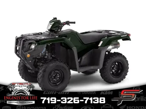 Black 2024 Honda FourTrax Foreman Rubicon 4x4 EPS Black Forest Green for sale in Pueblo West, CO