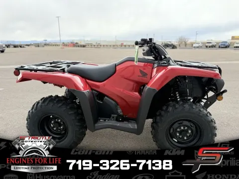 Red 2025 Honda FourTrax Rancher 4x4 for sale in Pueblo West, CO