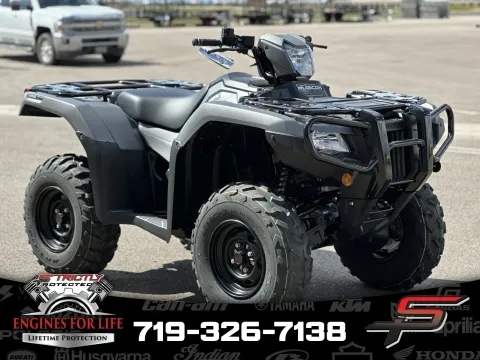 Gray 2025 Honda FourTrax Foreman Rubicon 4x4 EPS Matte Gray Metallic for sale in Pueblo West, CO