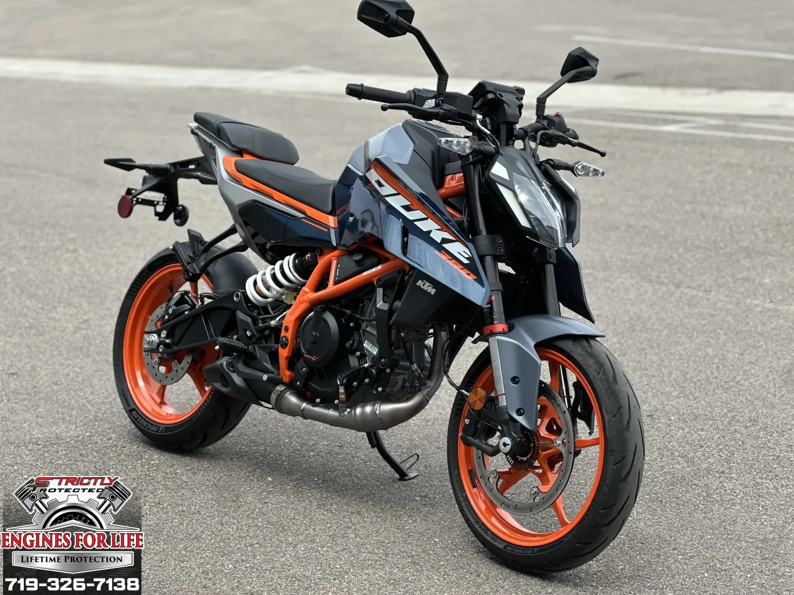 2025 KTM 390 Duke for sale in Pueblo West, CO at Strictly Powersports |  VIN: 25390DUKEBLU, image size:1600x1200