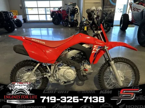 Red 2025 Honda CRF110F for sale in Pueblo West, CO