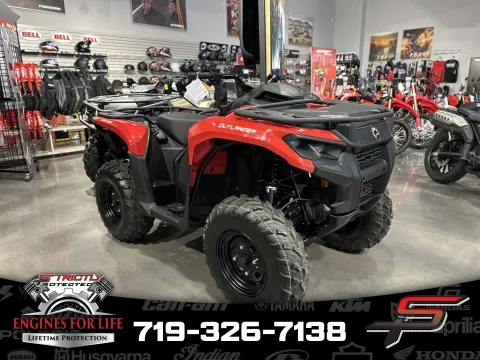 Red 2025 Can-Am Outlander 500 for sale in Pueblo West, CO