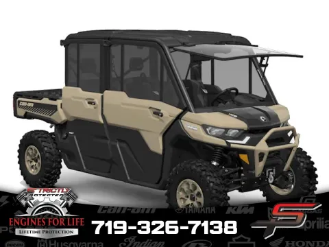 Black 2025 Can-Am Defender MAX Limited HD10 Desert Tan & Stealth Black for sale in Pueblo West, CO