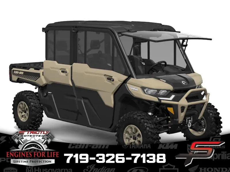 2025 Can-Am Defender MAX Limited HD10 Desert Tan & Stealth Black for sale in Pueblo West, CO