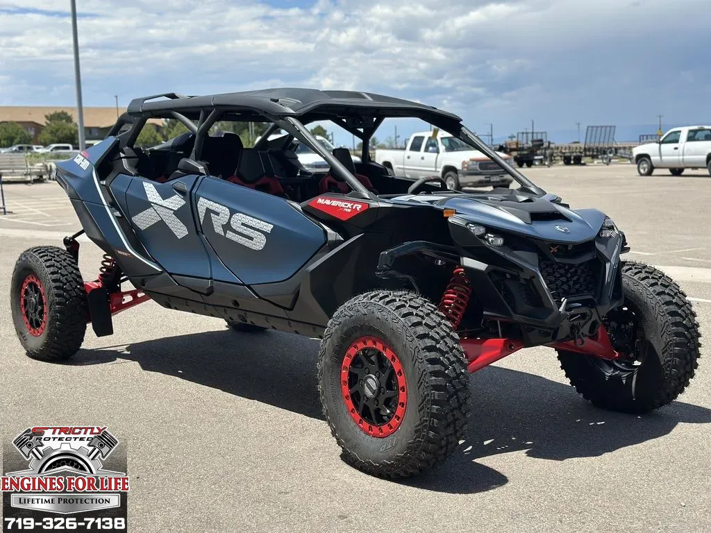 2025 Can-Am Maverick R Max X RS With Smart-Shox Dusty Navy