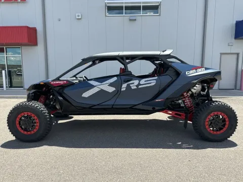 More photos of 2025 Can-Am Maverick R Max X RS With Smart-Shox Dusty Navy & Legion Red at Strictly Powersports, CO