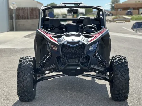 Photos of 2024 Can-Am Maverick X3 RS Turbo RR Fiery Red & Hyper Silver for sale in Pueblo West, CO at Strictly Powersports