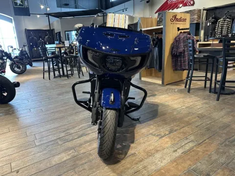 Photos of 2025 Indian Motorcycle Challenger® Dark Horse® 112 Springfield Blue for sale in Pueblo West, CO at Strictly Powersports