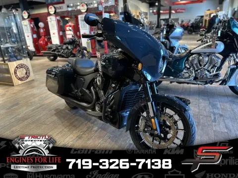 Blue 2025 Indian Motorcycle Chieftain® PowerPlus Dark Horse® 112 Blue Dusk for sale in Pueblo West, CO