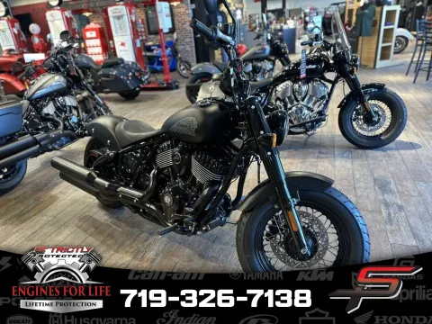 Black 2024 Indian Motorcycle Chief Bobber Dark Horse® Black Smoke for sale in Pueblo West, CO
