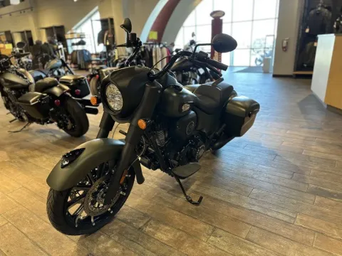 Another view of 2024 Indian Motorcycle Springfield® Dark Horse® Sagebrush Smoke for sale in Pueblo West, CO at Strictly Powersports