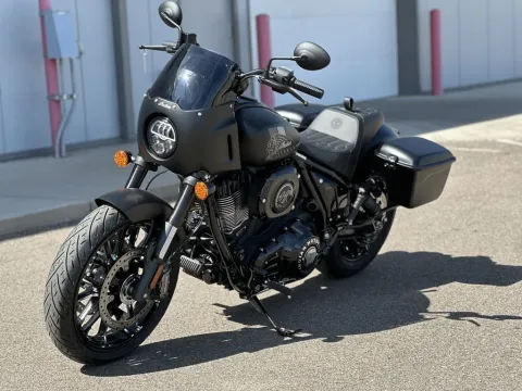 Another view of 2025 Indian Motorcycle Sport Chief RT Black Smoke for sale in Pueblo West, CO at Strictly Powersports