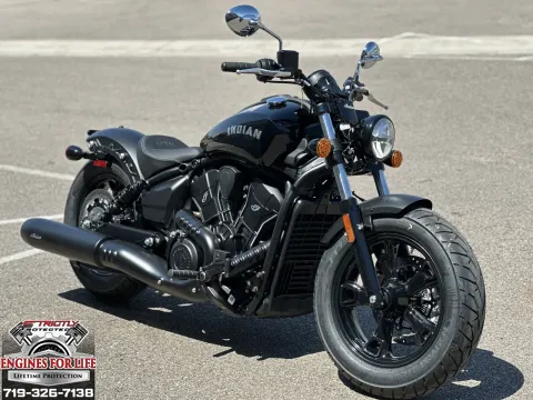 2025 Indian Motorcycle Scout® Sixty Bobber Black Metallic for sale