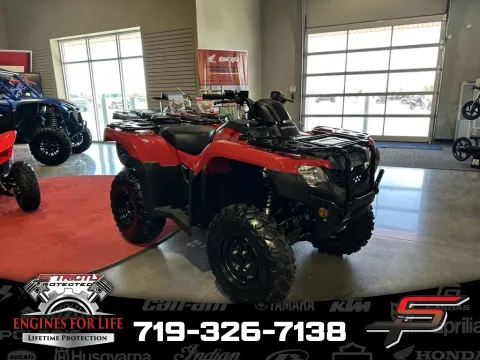 Red 2025 Honda FourTrax Rancher 4x4 Automatic DCT IRS EPS for sale in Pueblo West, CO