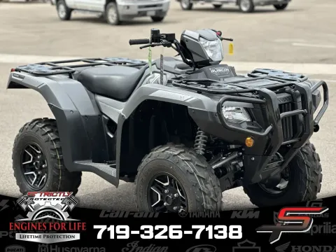 Gray 2025 Honda FourTrax Foreman Rubicon 4x4 Automatic DCT EPS Deluxe for sale in Pueblo West, CO