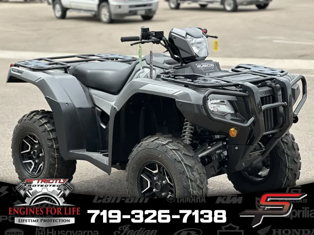Gray 2025 Honda FourTrax Foreman Rubicon 4x4 Automatic DCT EPS Deluxe for sale in Pueblo West, CO