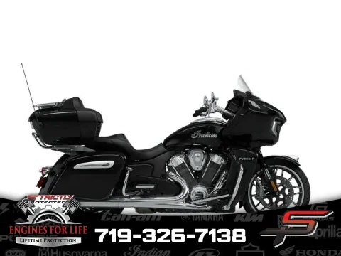 Black 2024 Indian Motorcycle Pursuit® Limited Black Metallic for sale in Pueblo West, CO