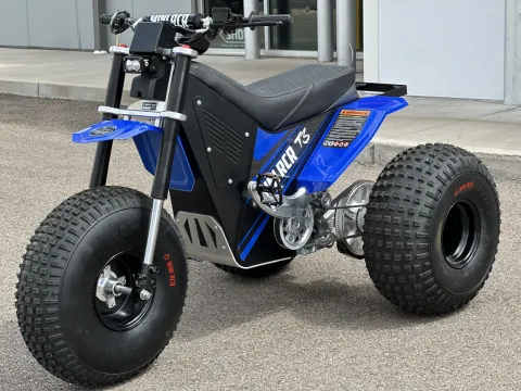 Another view of 2025 MINI Mini RCR-T3 Blue for sale in Pueblo West, CO at Strictly Powersports