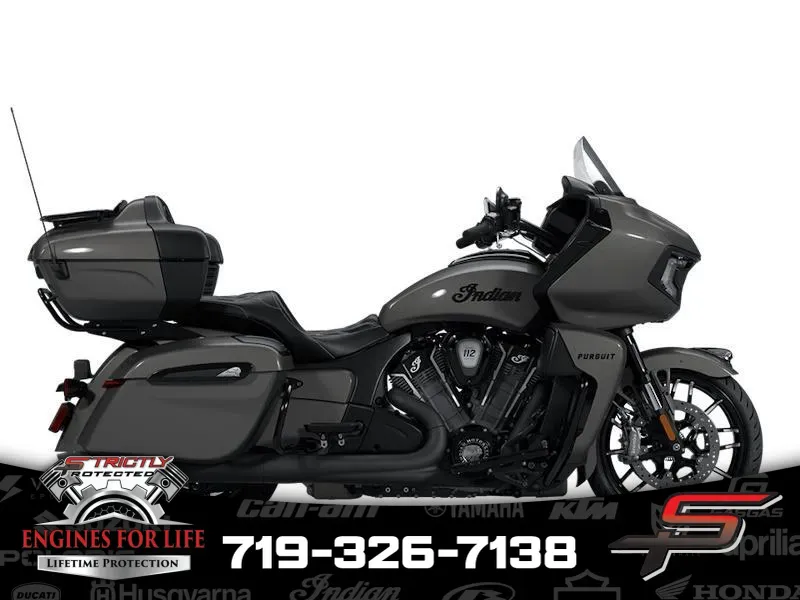 2025 Indian Pursuit 112 Dark Horse Rider Assist & PowerBand Audio for sale in Pueblo West, CO
