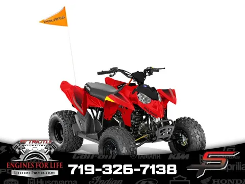 Red 2026 Polaris Outlaw 110 EFI for sale in Pueblo West, CO