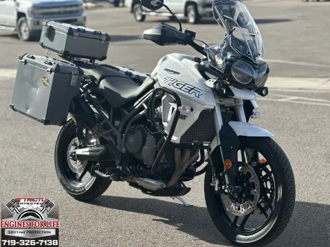 White 2018 Triumph Tiger 800 XRT for sale in Pueblo West, CO