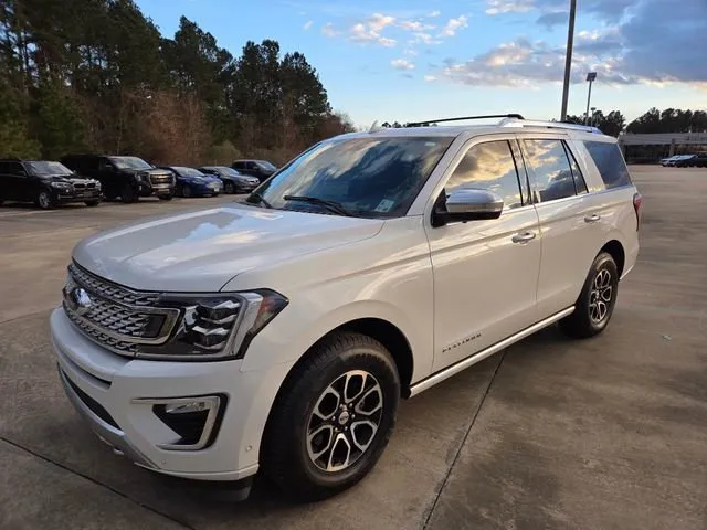 White 2020 Ford Expedition Platinum for sale in Leesville, LA