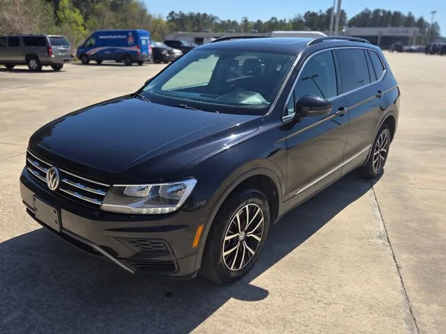 Black 2021 Volkswagen Tiguan 2.0T SEL for sale in Leesville, LA