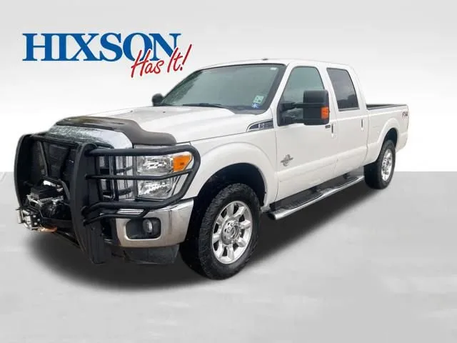 White 2015 Ford Super Duty F-250 SRW Lariat for sale in Leesville, LA